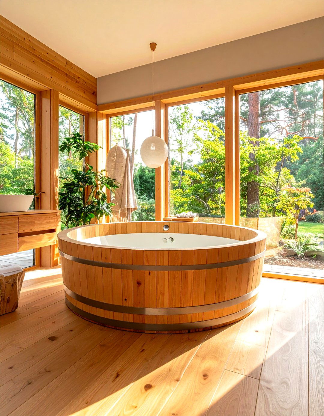 Wood Soaking Tub - 30 soaking tub ideas