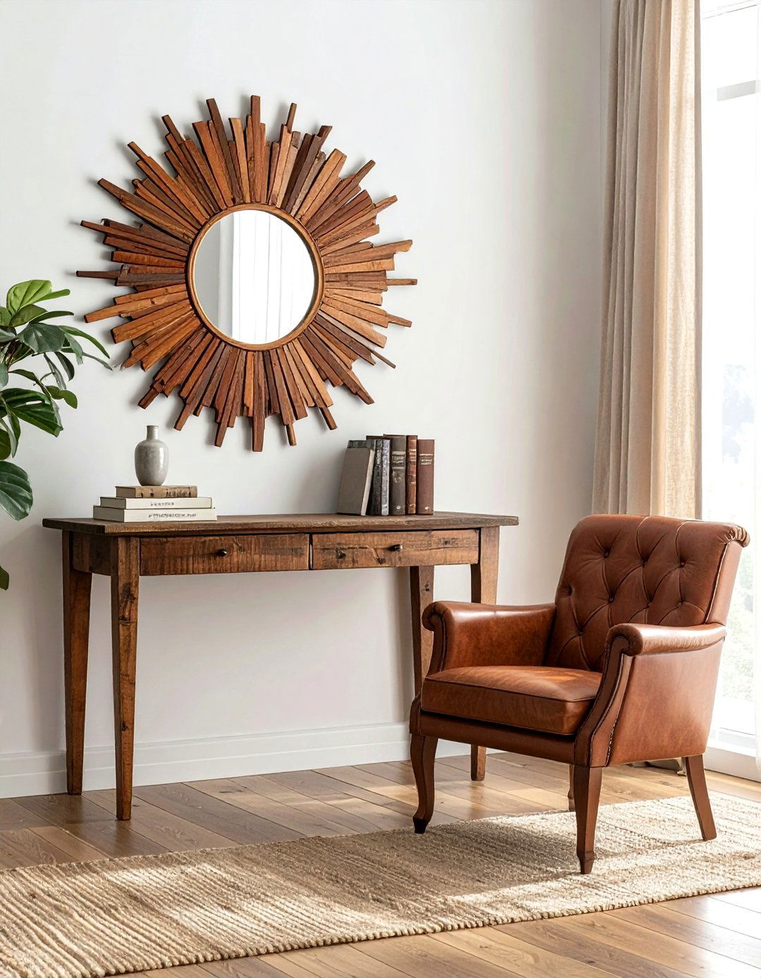 30 Best Sunburst Mirror Ideas to Brighten Your Home Decor