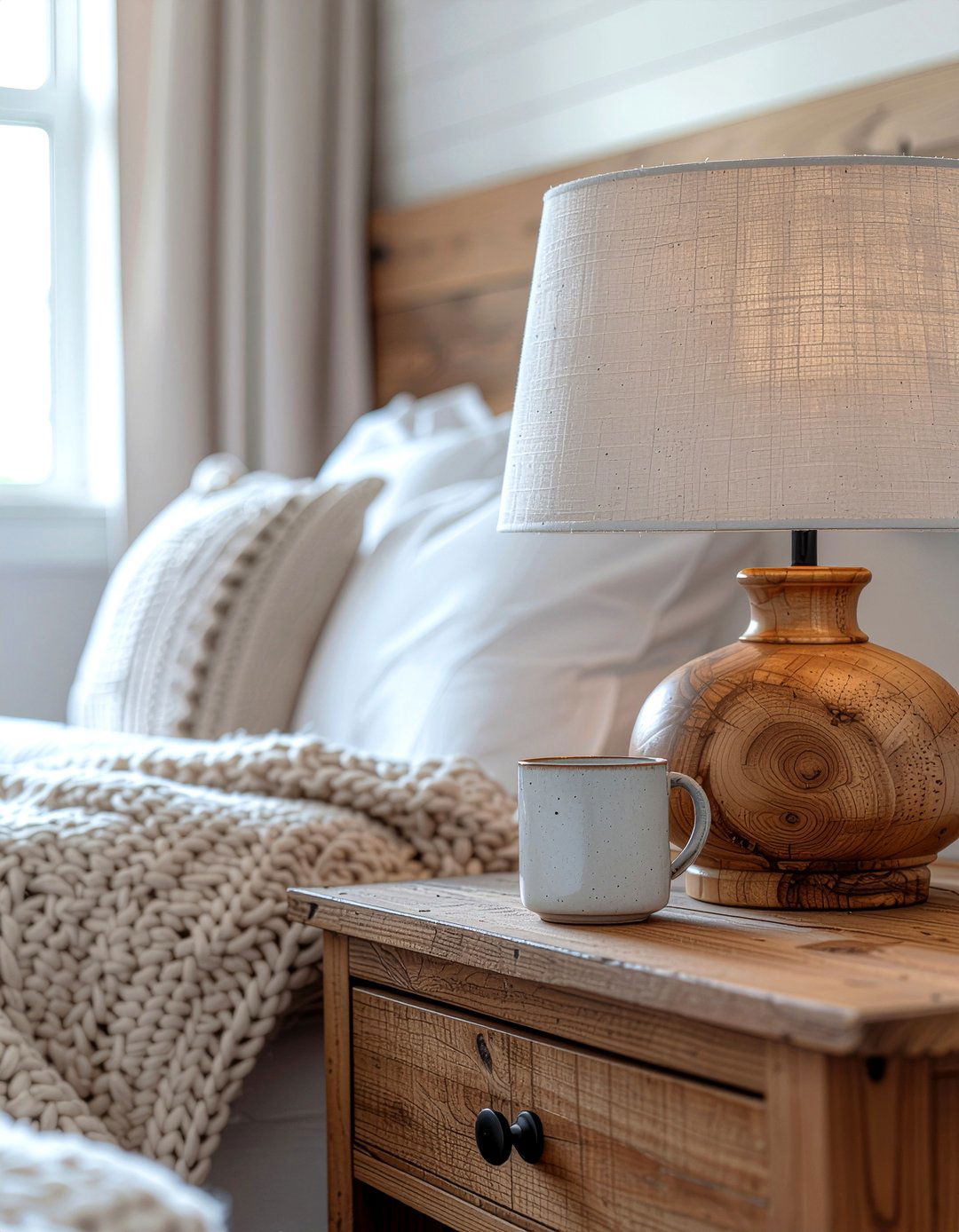 Wood Table Lamp - 30 bedroom table lamps