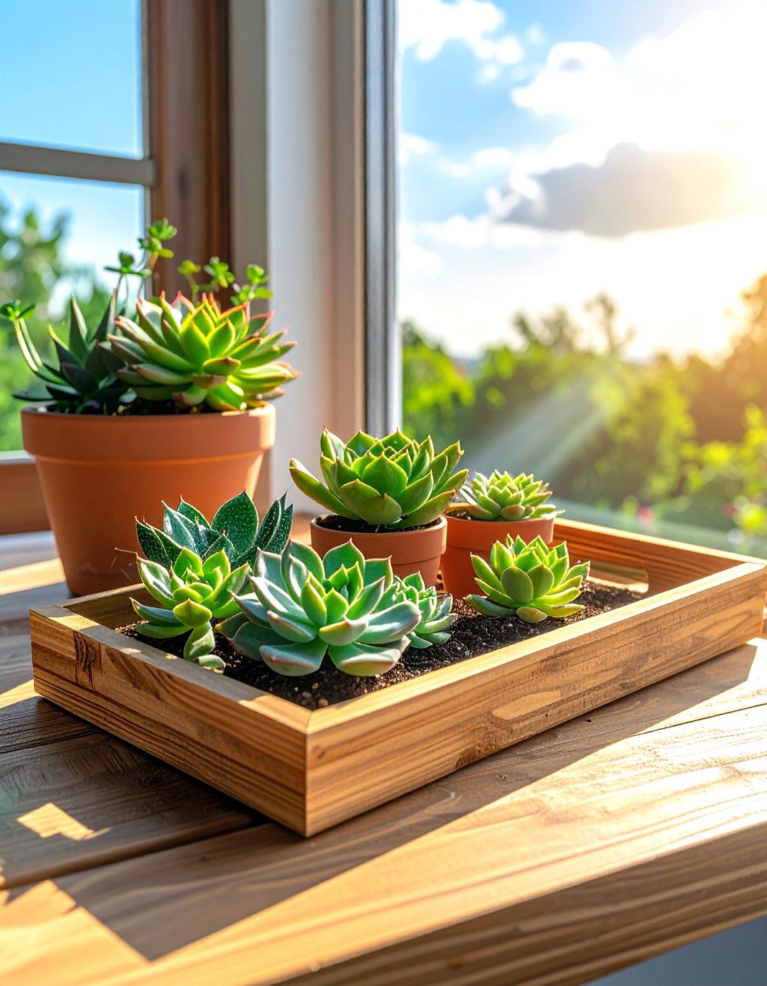 Wood Tray For Succulents - 30 wood tray ideas