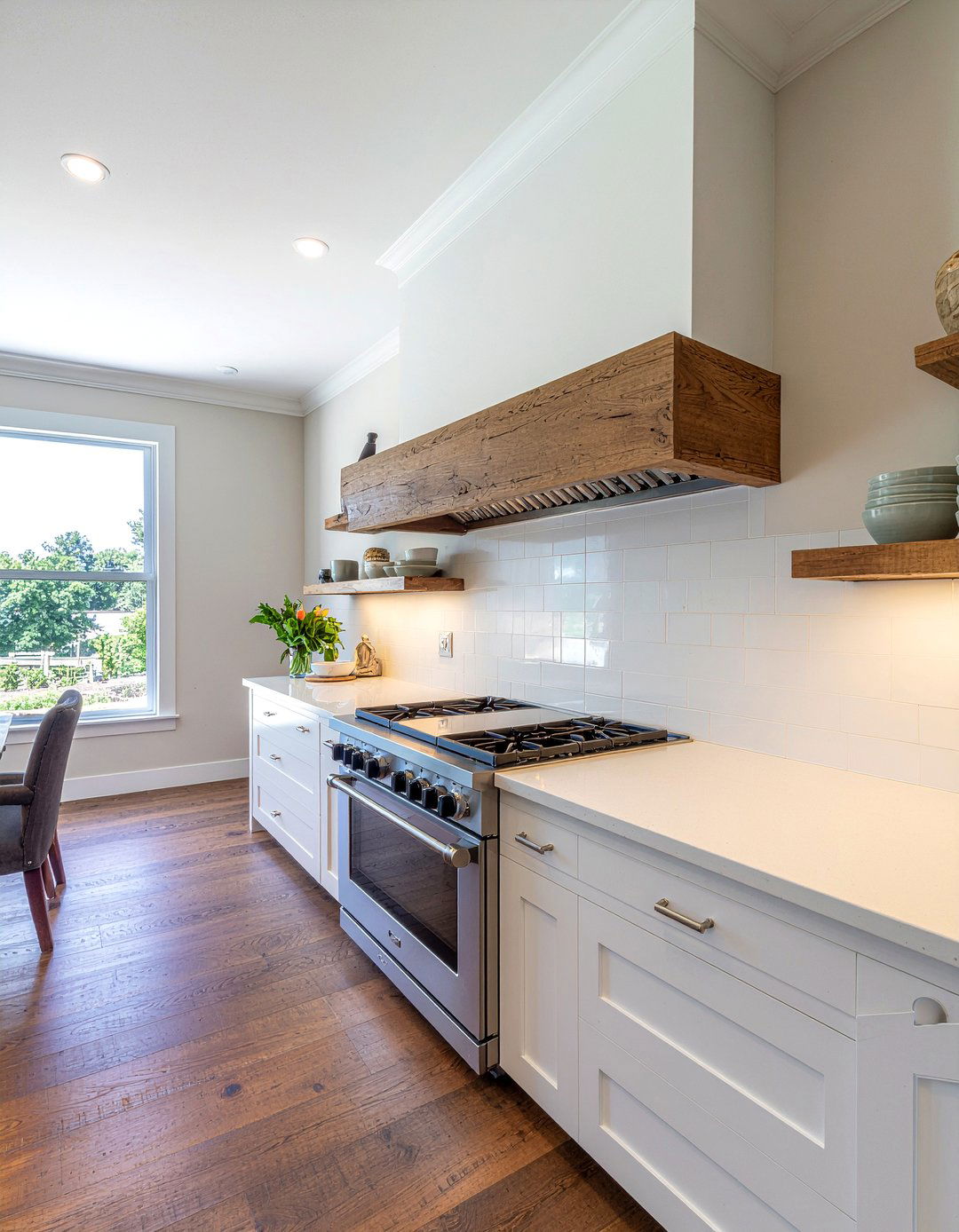 Wood Trim Plaster Hood - 30 plaster hood kitchen ideas