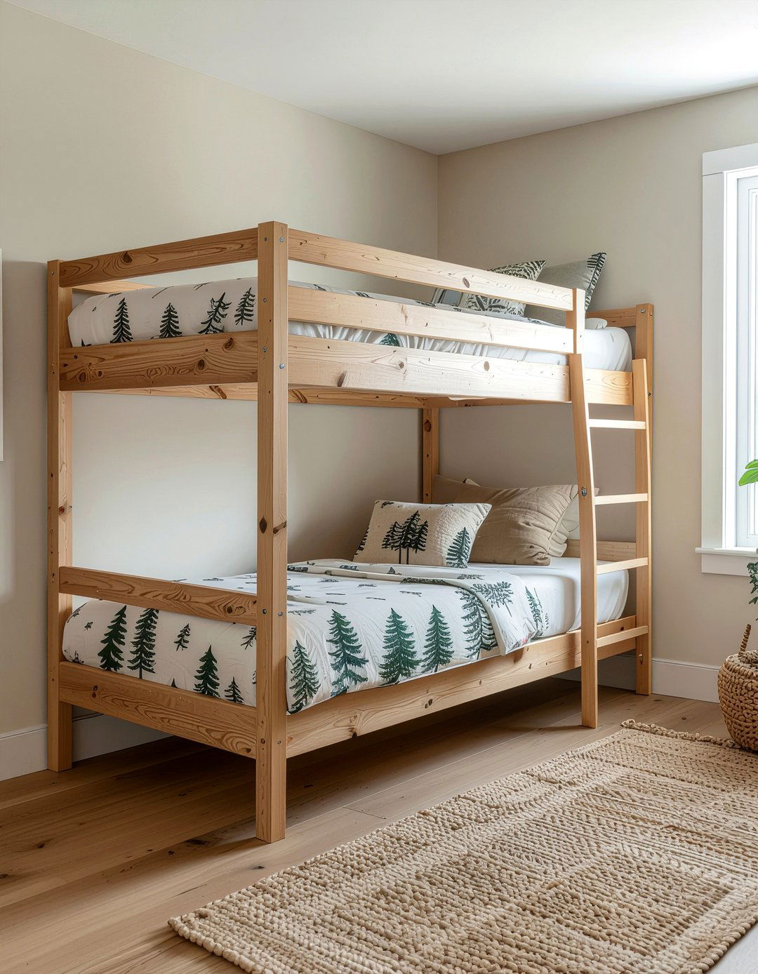 Wood Triple Bunk Bed - 30 triple bunk bed ideas