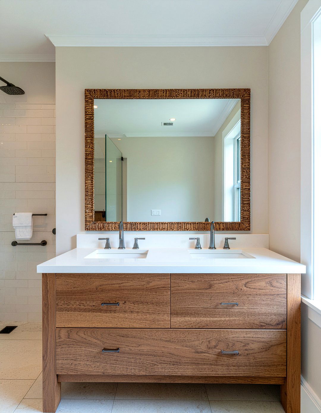 Wood Vanity Bathroom - 30 bathroom inspiration ideas