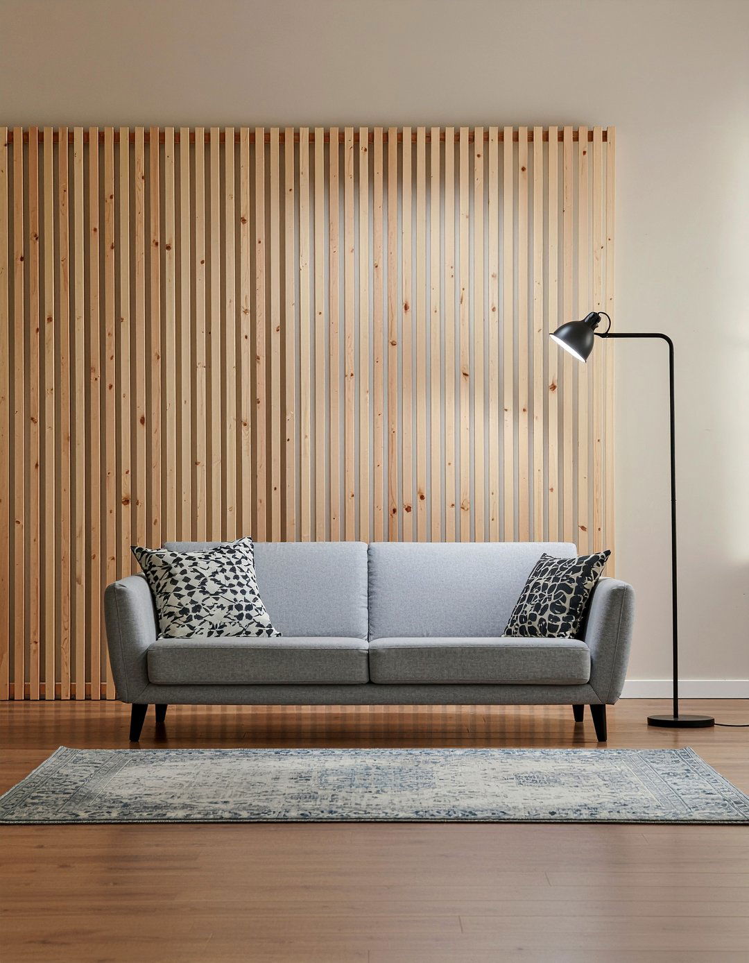 Wood Wall Slats - 30 living room refresh ideas