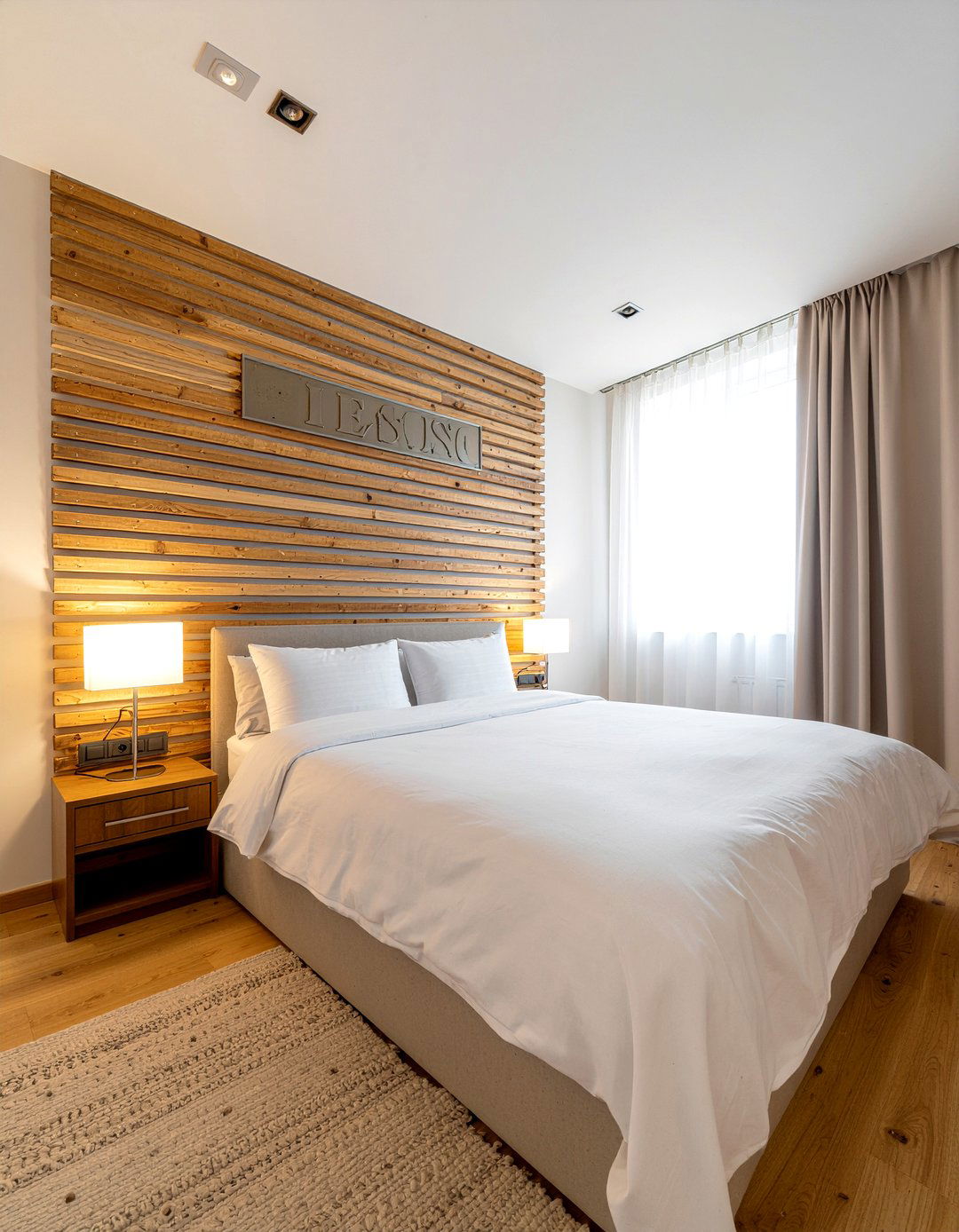 Wood accent bedroom - 30 gender neutral bedroom ideas