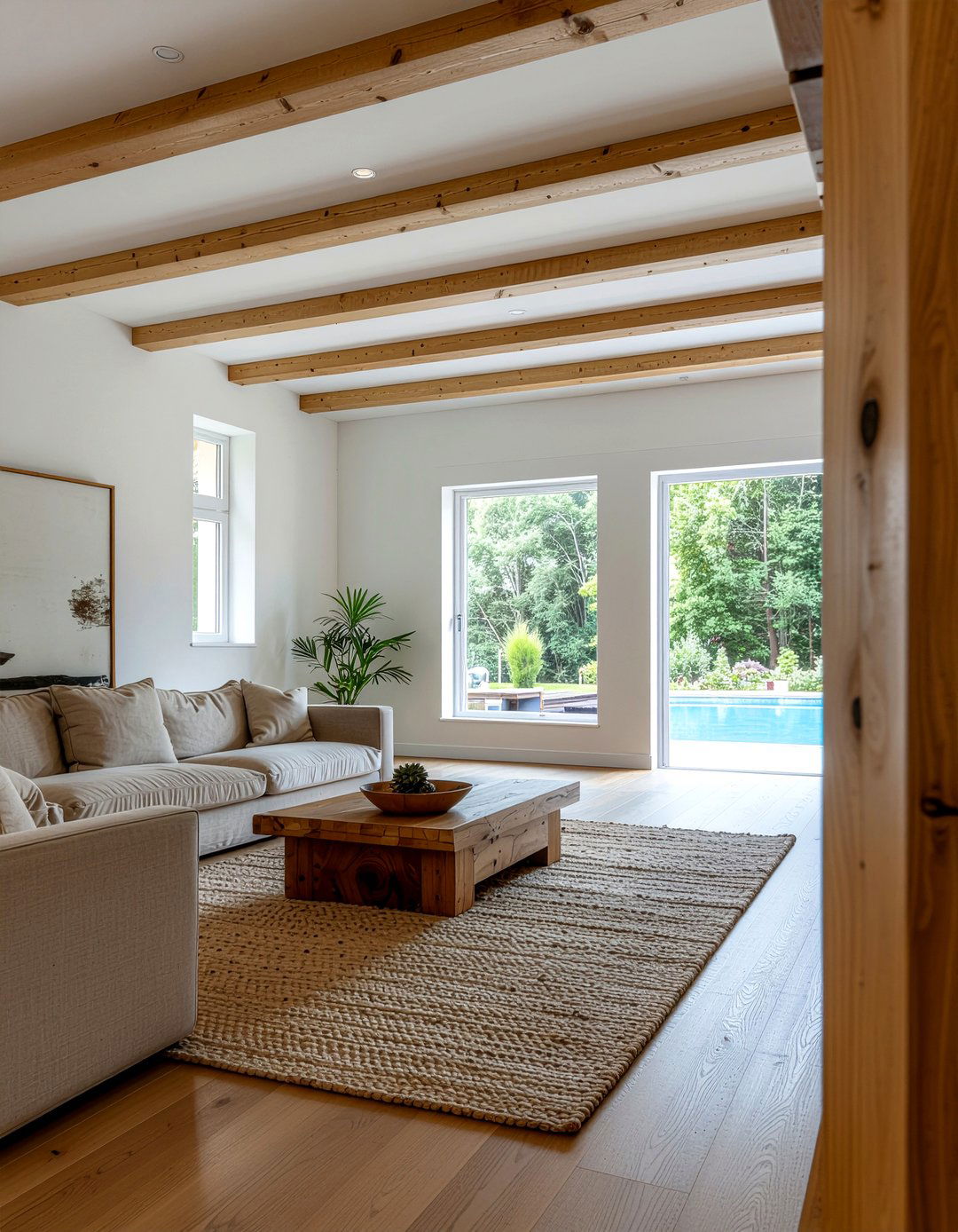 Wood accents living room - 30 relaxation living room ideas