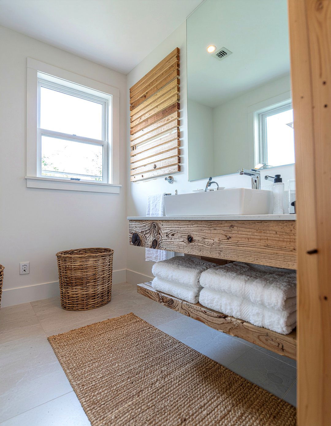 Wood accents - 30 bathroom design principles