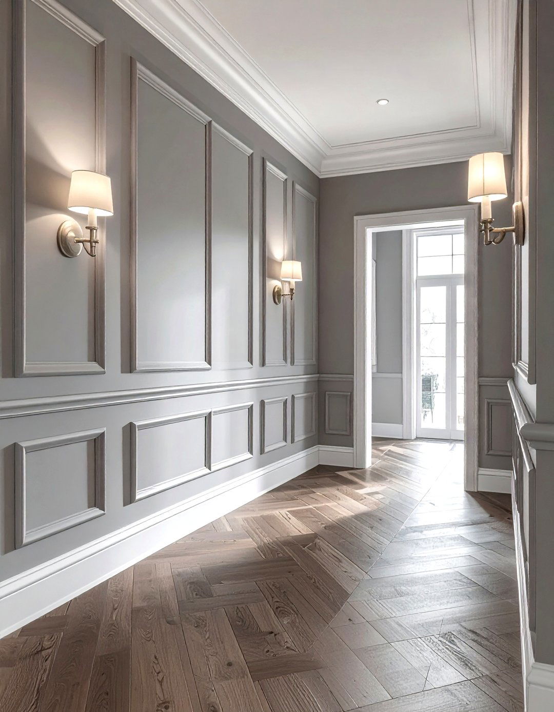 Wood box molding - 30 wood accent ideas