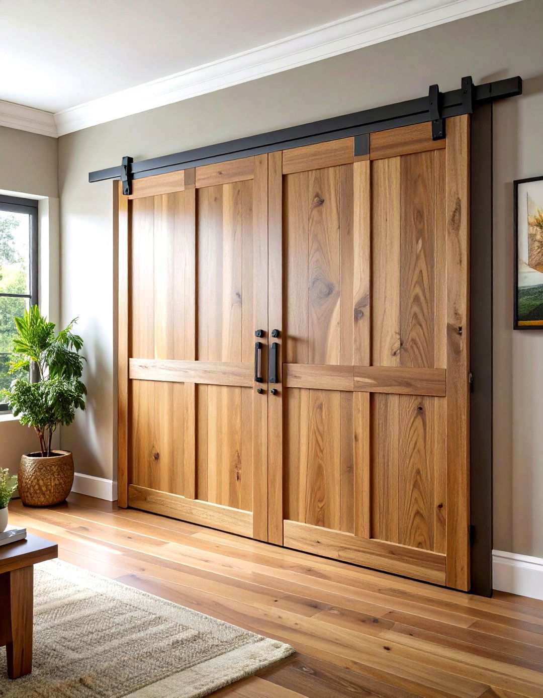 Wood effect bifold doors - 30 living room bifold doors