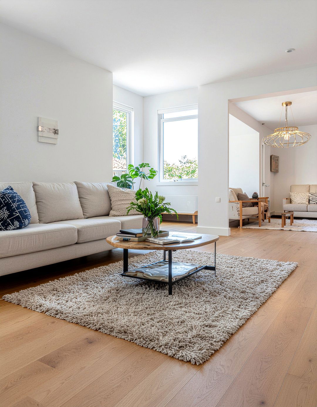 Wood floor living room - 30 move in ready living room ideas