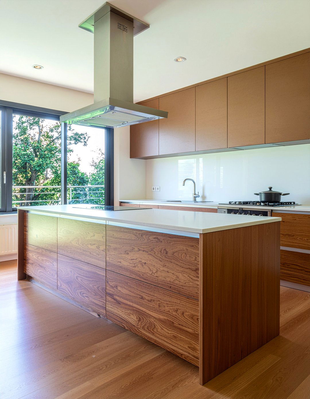 Wood grain laminate - 30 retro kitchen ideas