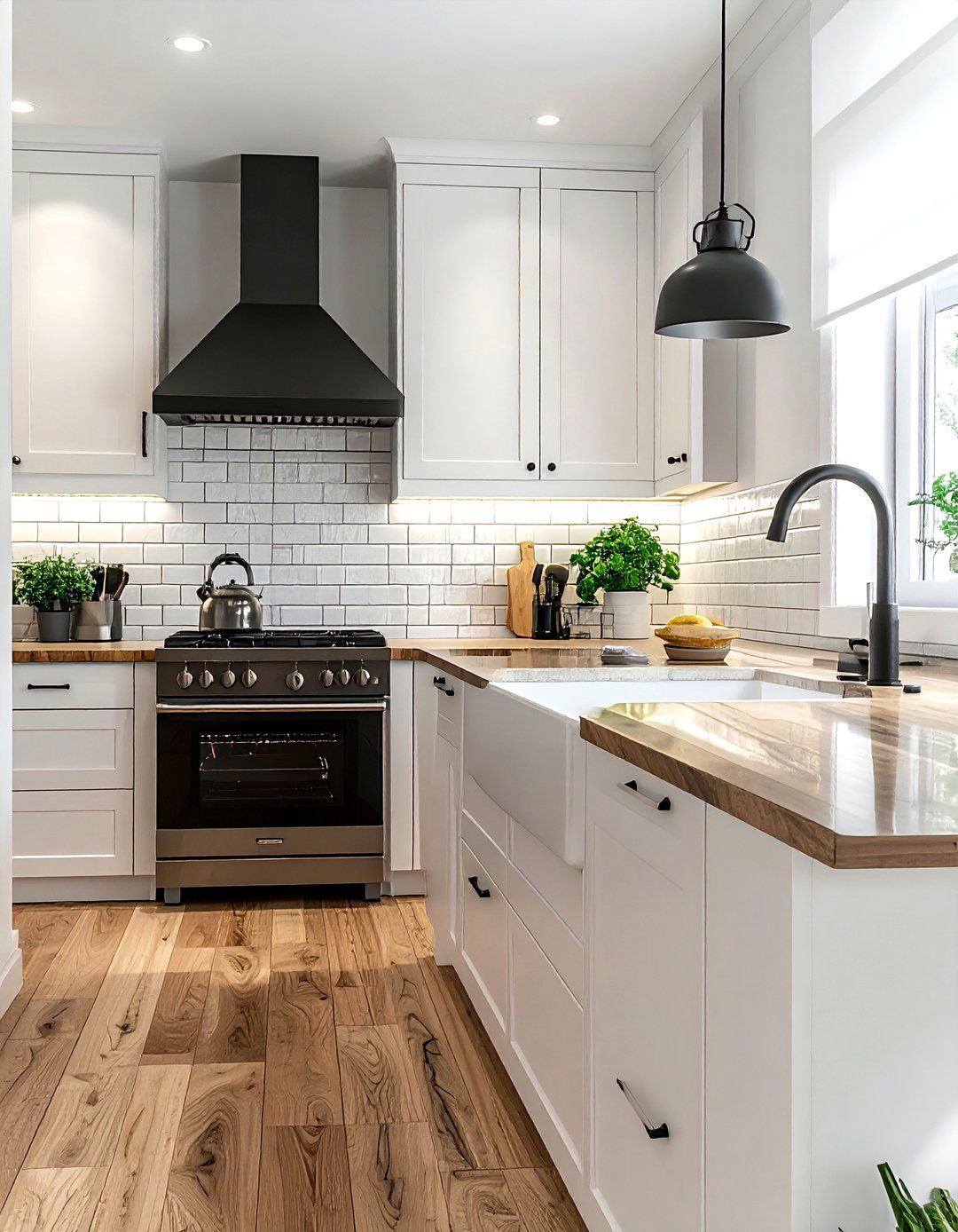 Wood grain peel and stick tile - 30 forest decor ideas