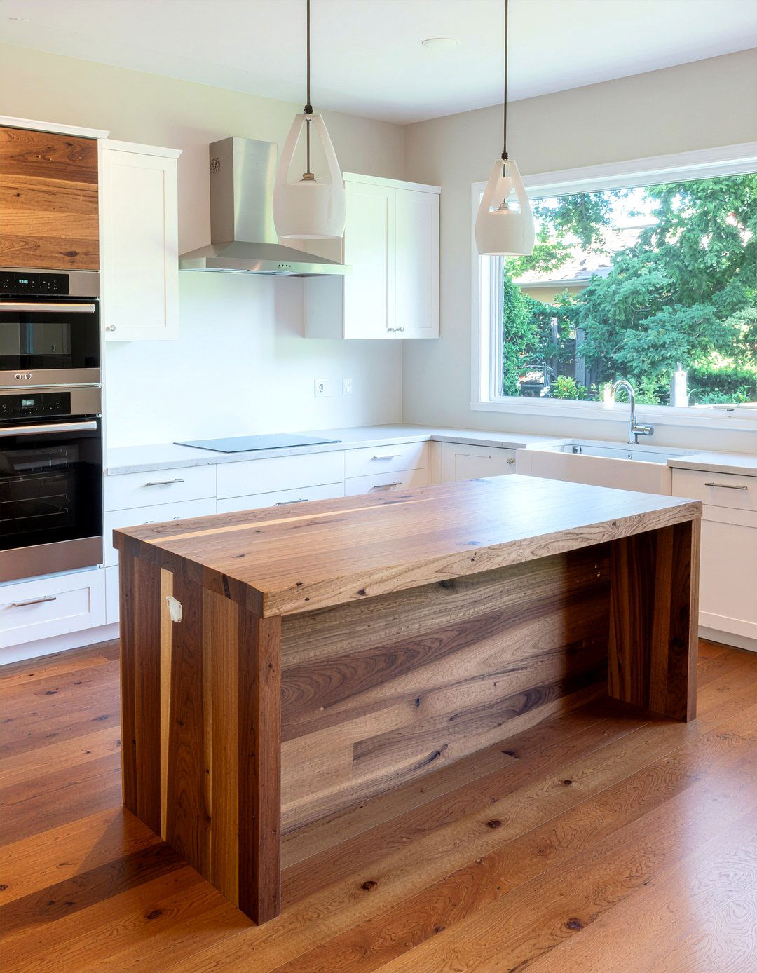 Wood kitchen island - 30 kitchen focal point ideas
