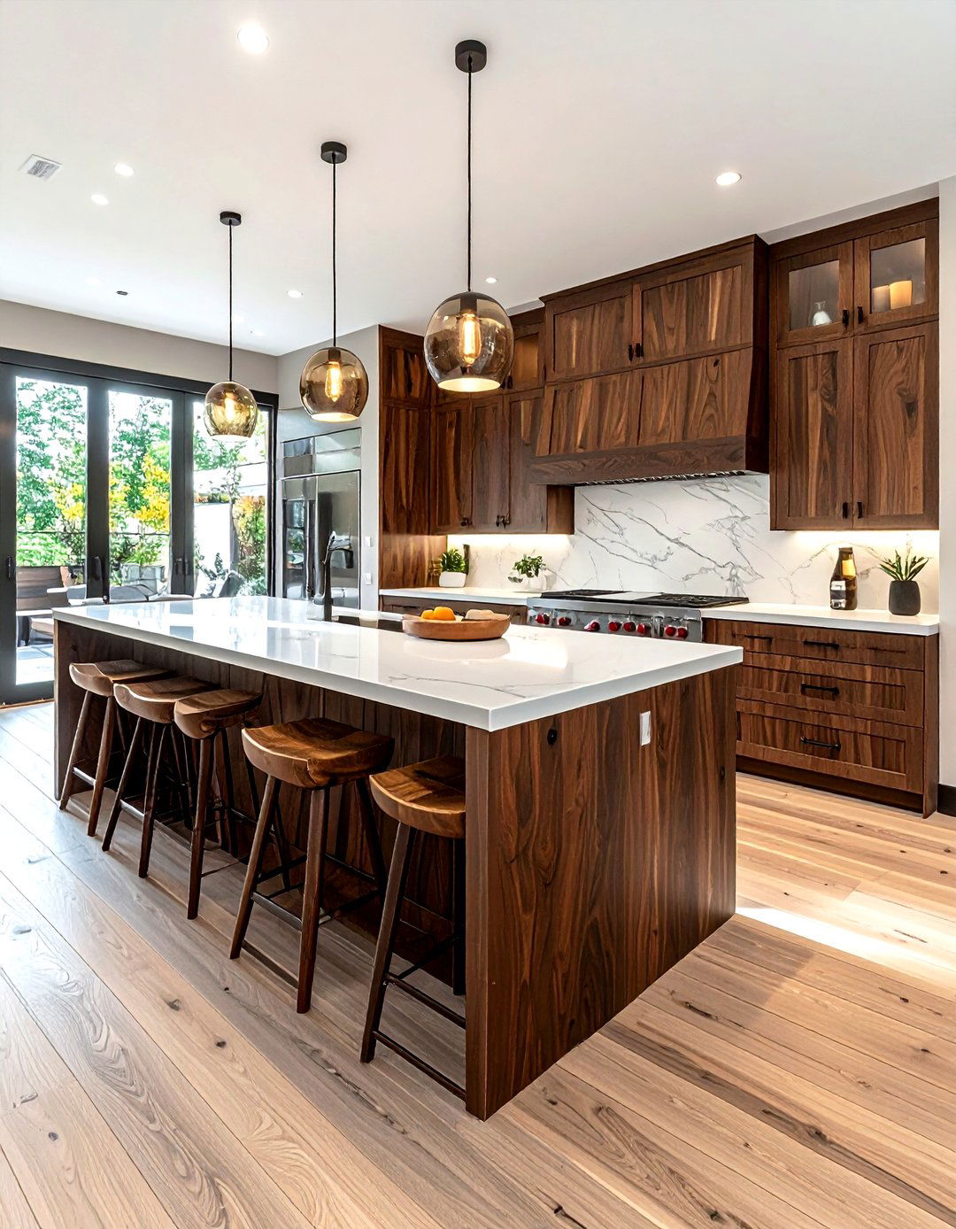 Wood kitchen island - 30 inspiring kitchen ideas