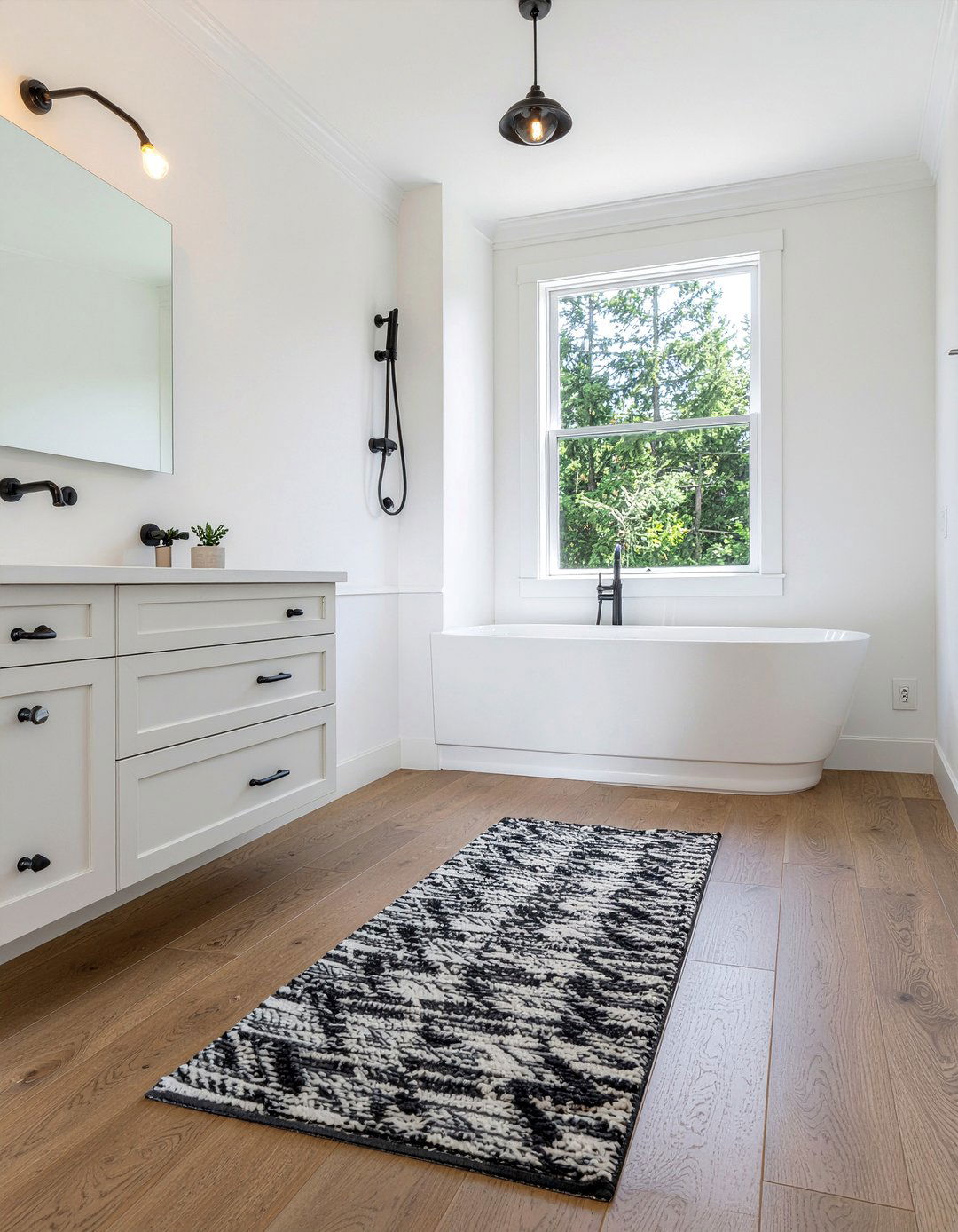 Wood look tile - 30 bathroom tile ideas