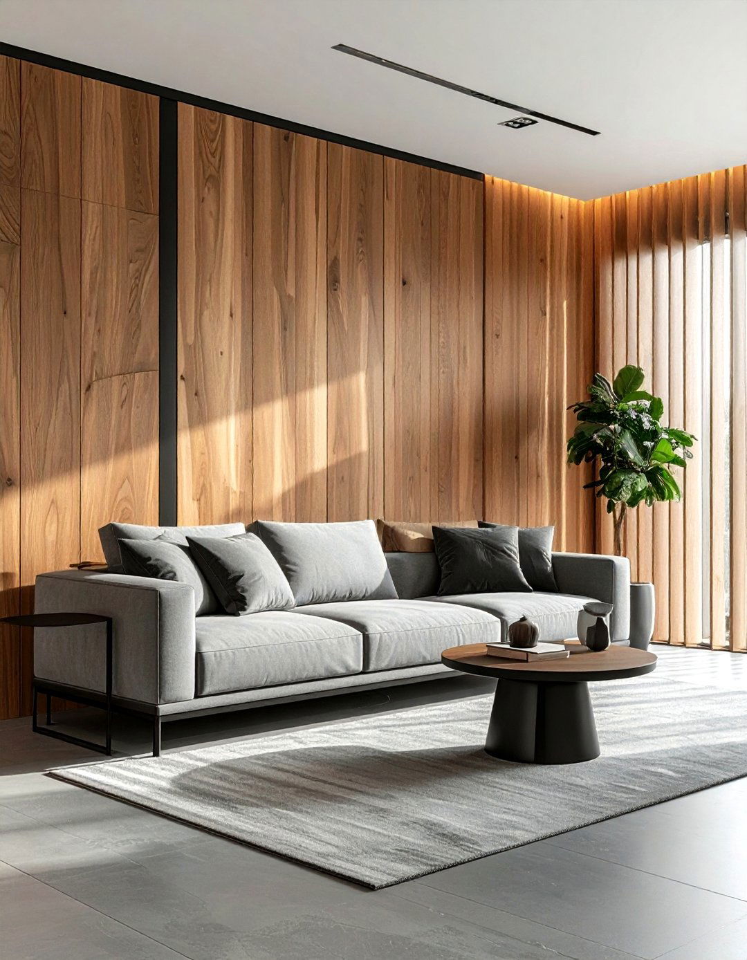 Wood slat wall - 30 statement wall ideas