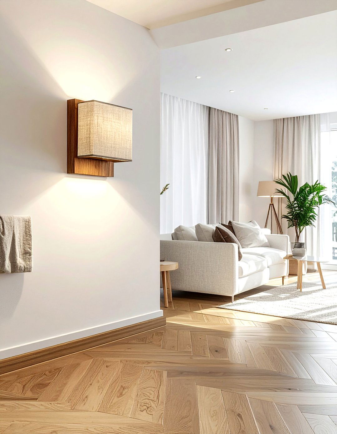 Wood wall light - 30 wall light ideas