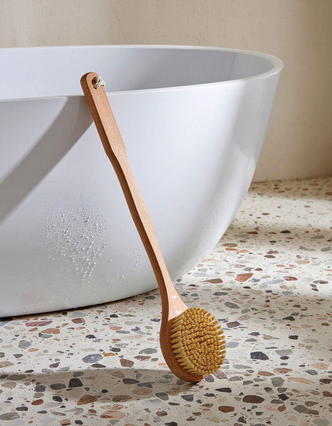 Wooden Bath Brush - 30 natural bathroom product ideas