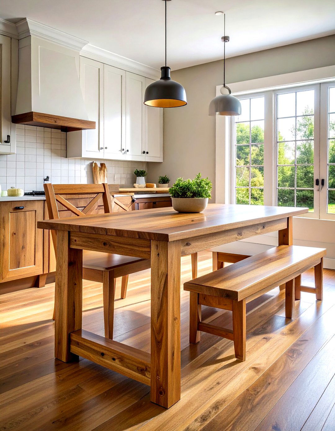 Wooden Dining Bench with Flip Top - 30 storage dining bench ideas