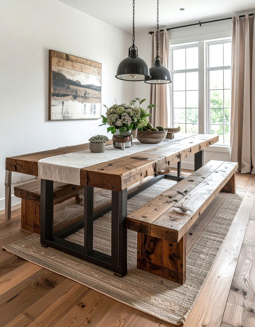 Wooden Dining Table - 30 livable decor ideas