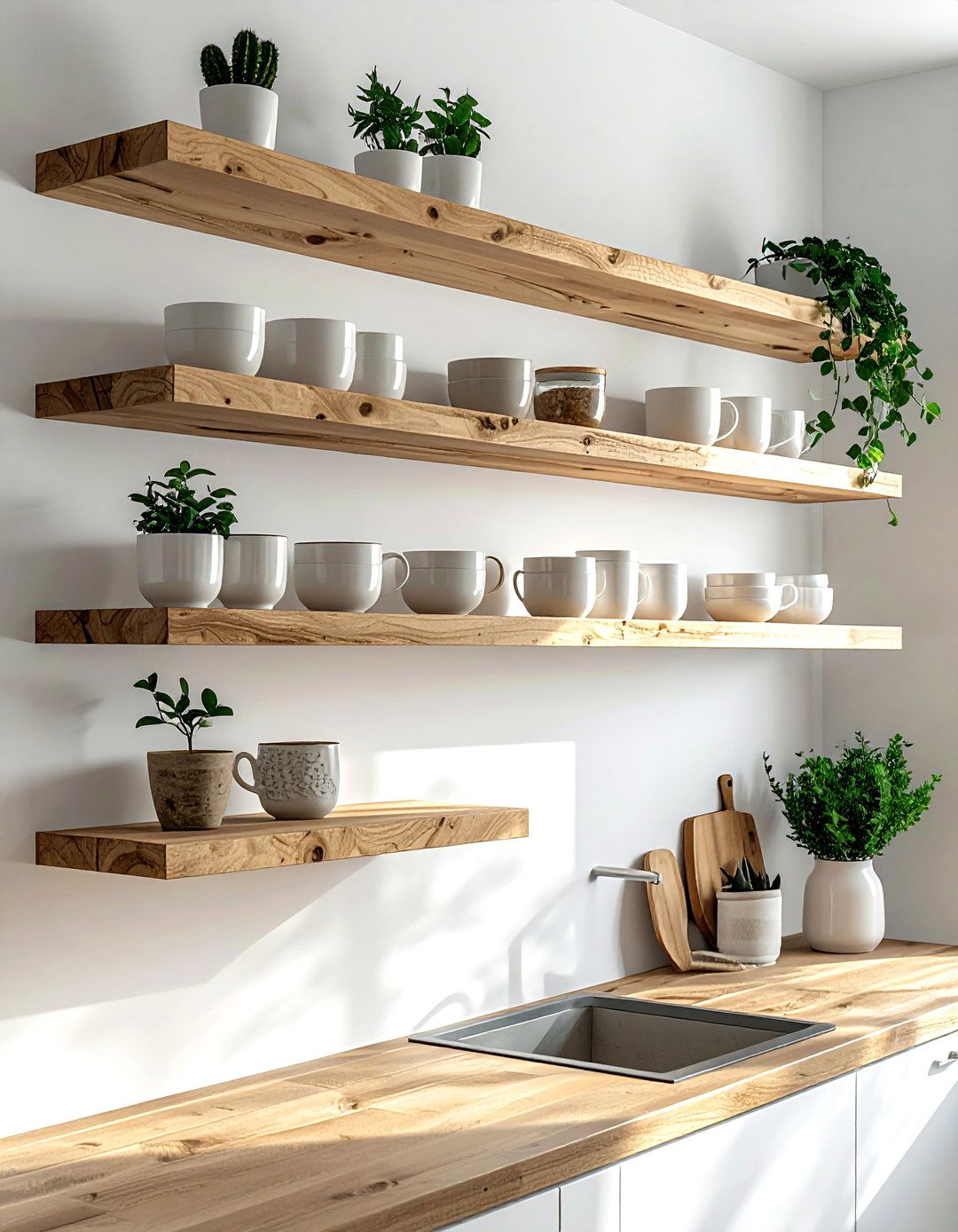 Wooden Floating Shelves - 30 must-have decor ideas