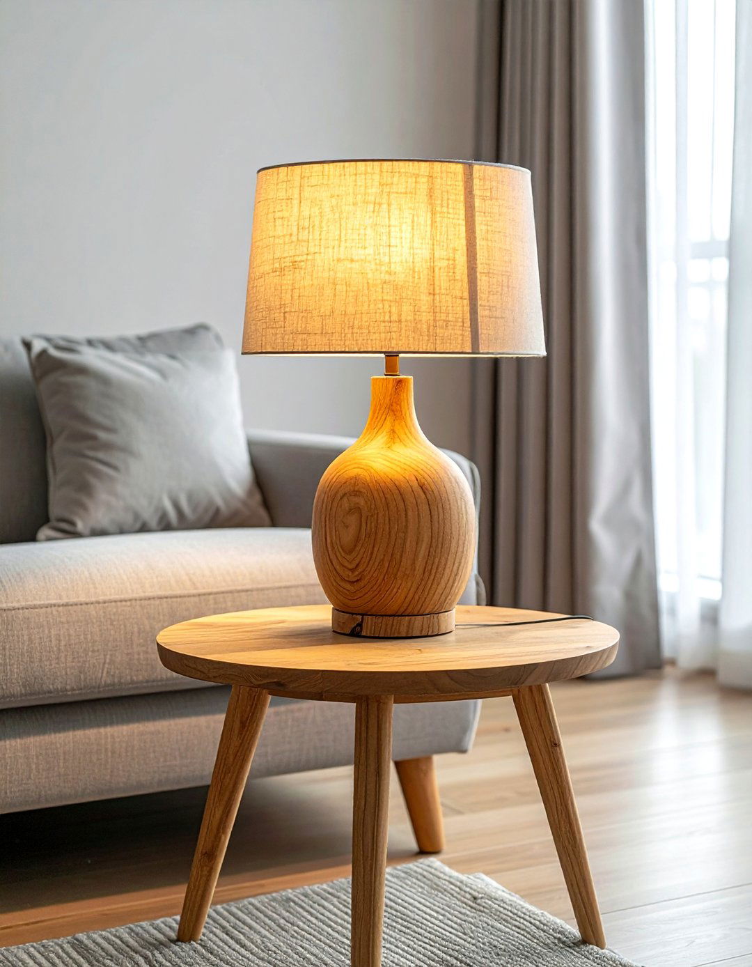 Wooden Table Lamp - 30 table lamp ideas