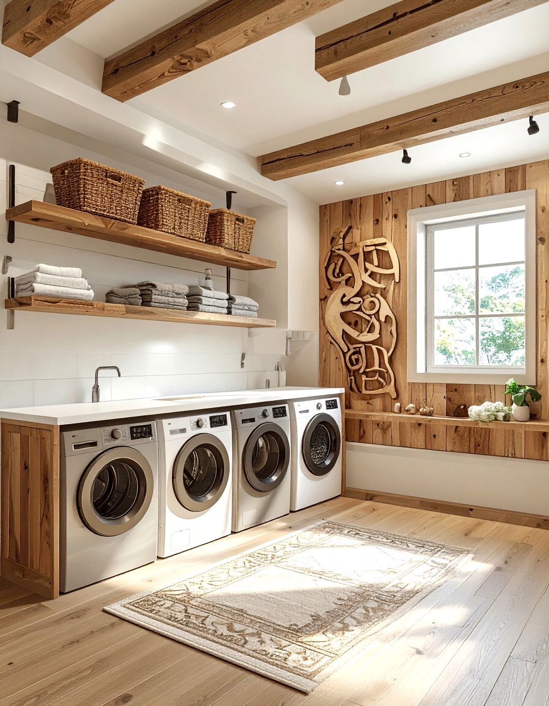 Wooden Wall Art - 30 laundry room sign ideas