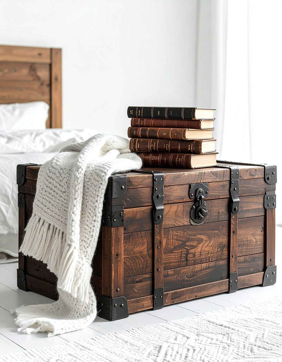 Wooden chest box - 30 keepsake box ideas