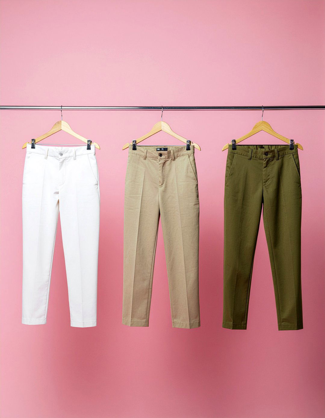 Wooden hangers with clips - 30 bedroom wooden hangers