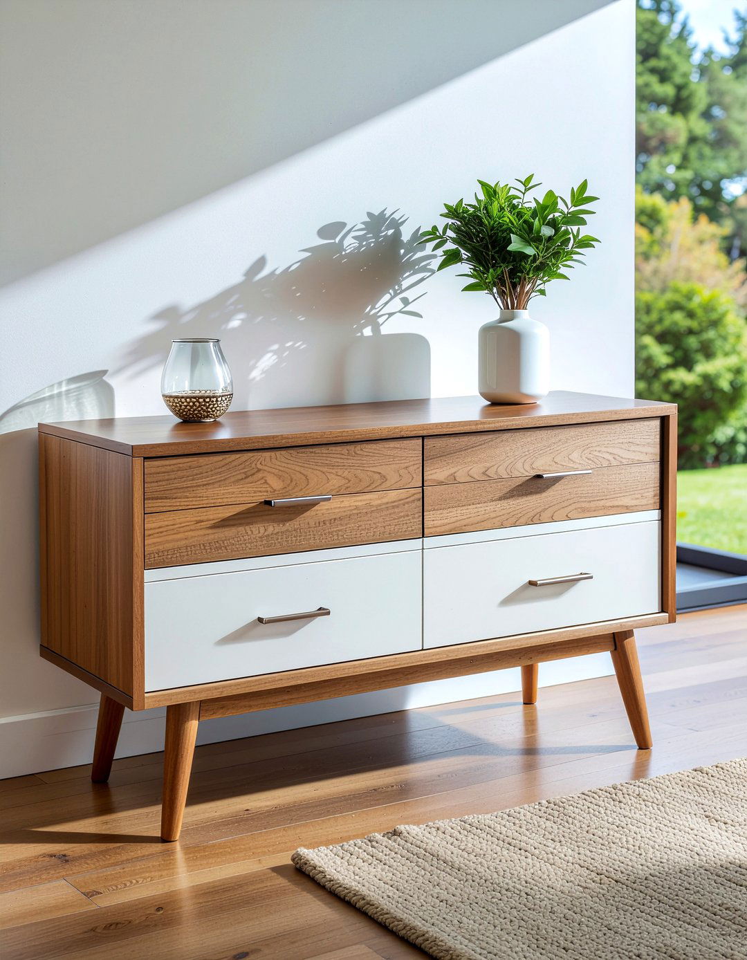 Wooden nightstand - 30 better sleep bedroom ideas