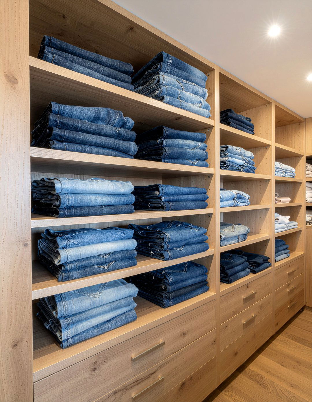 Wooden shelf inserts - 30 bedroom closet dividers