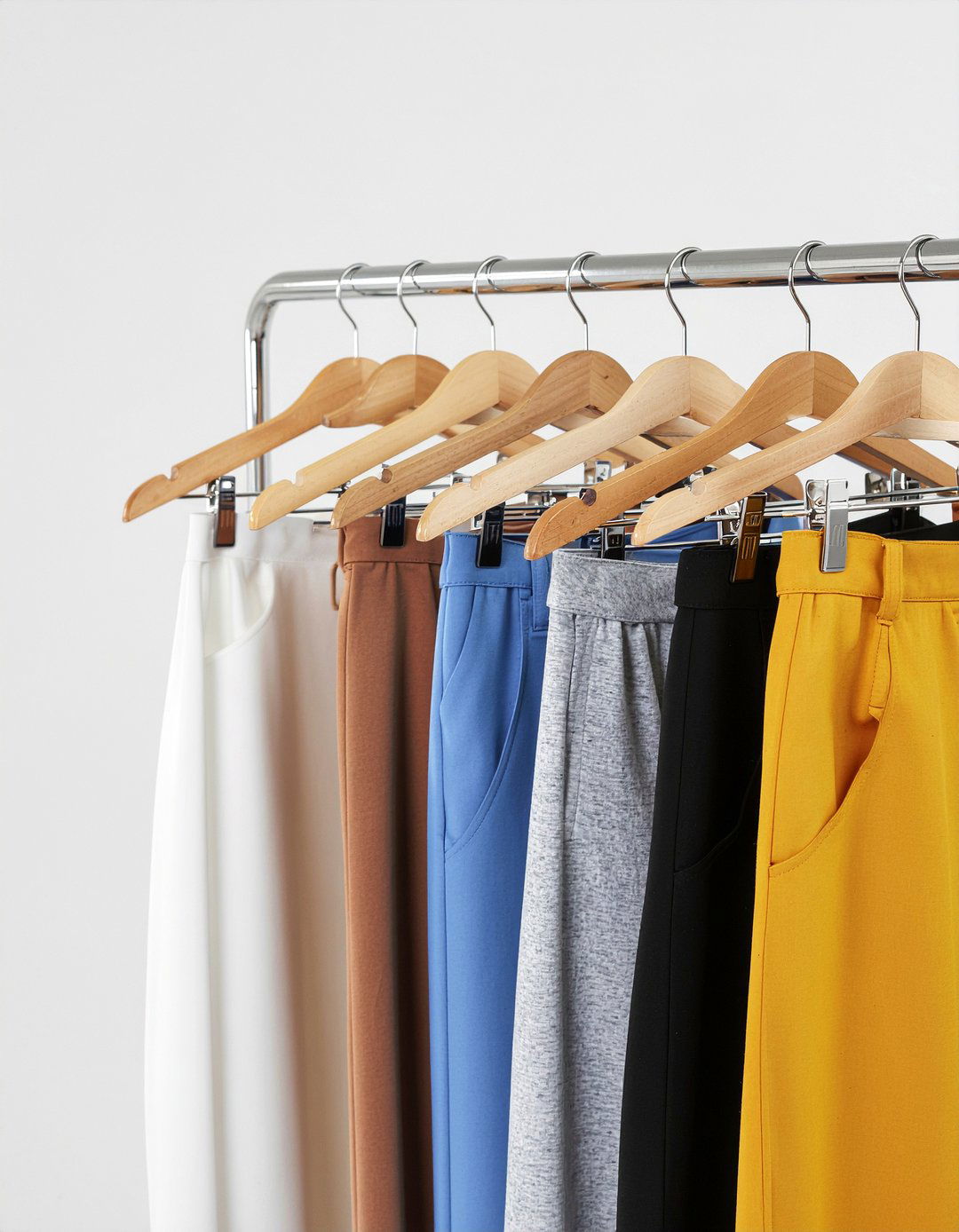 Wooden skirt hangers - 30 bedroom wooden hangers