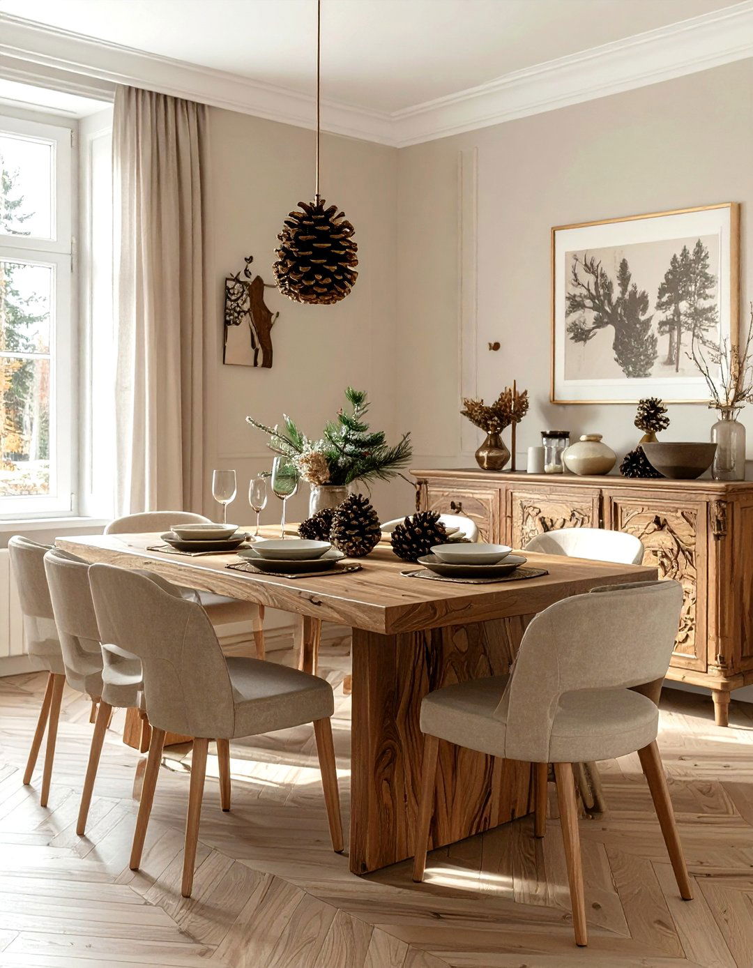 Woodland Theme Dining Room - 30 forest dining room ideas