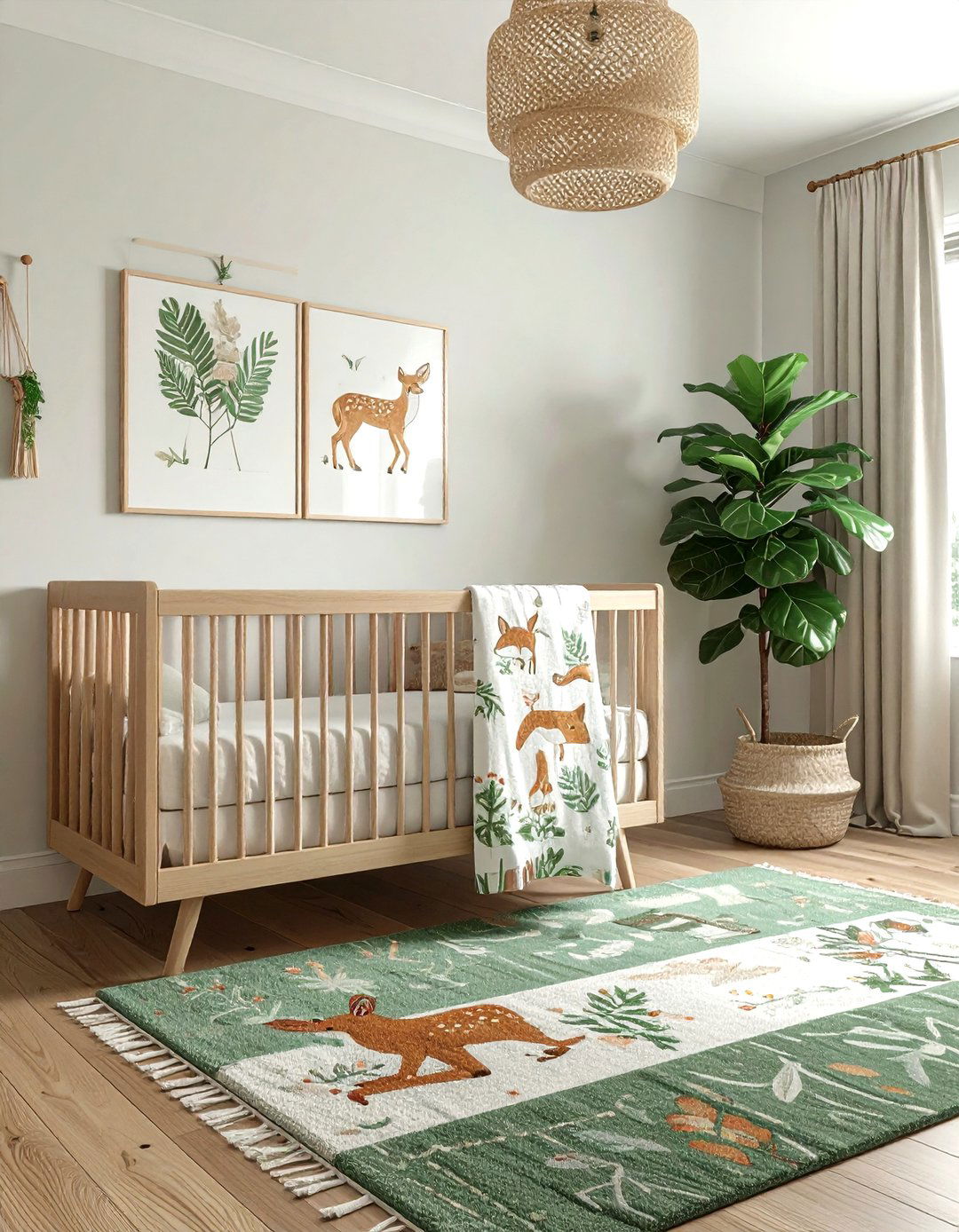 Woodland nursery bedding - 30 forest decor ideas