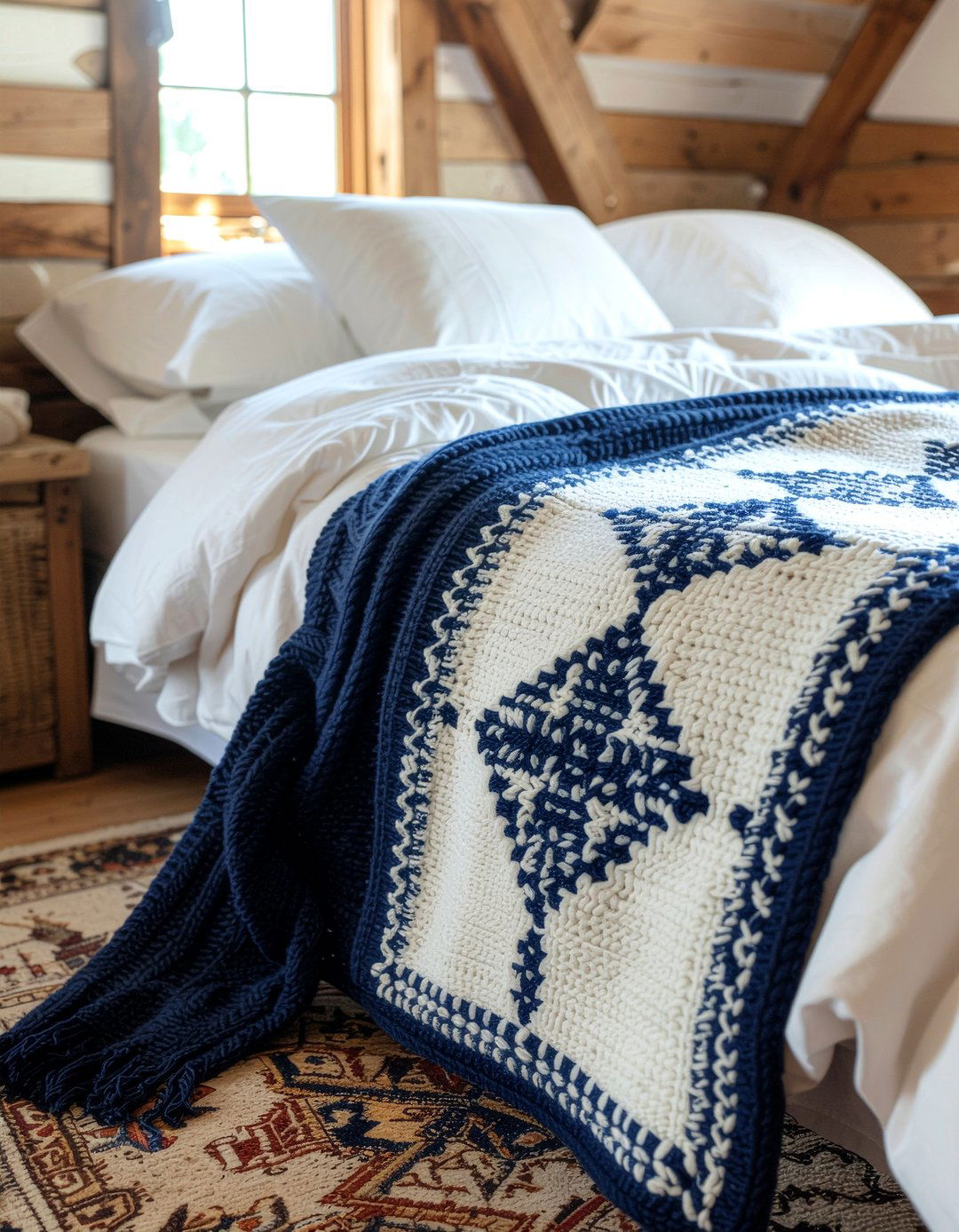 Wool Bed Runner - 30 wool bedroom ideas