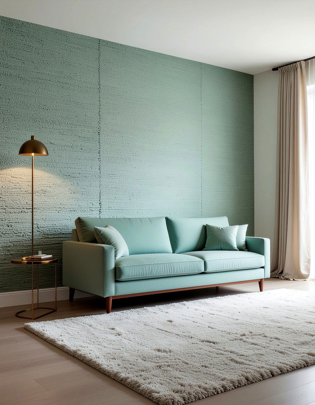 Wool Fabric Wallpaper - 30 wool living room ideas