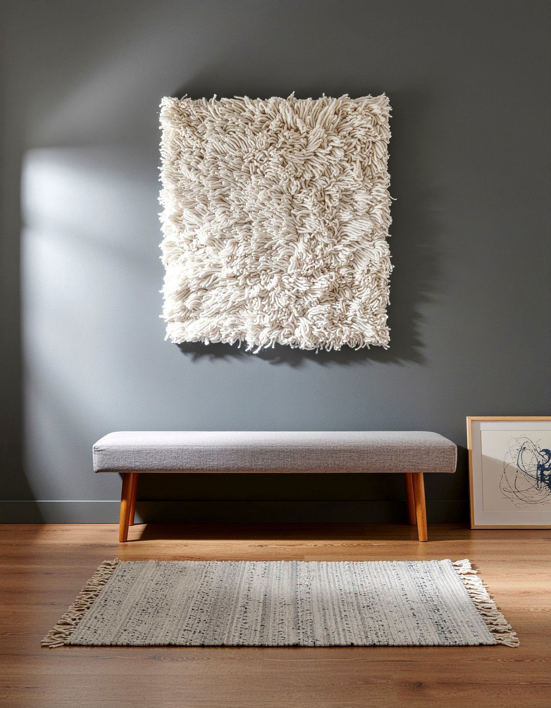 Wool Fiber Art - 30 wool living room ideas