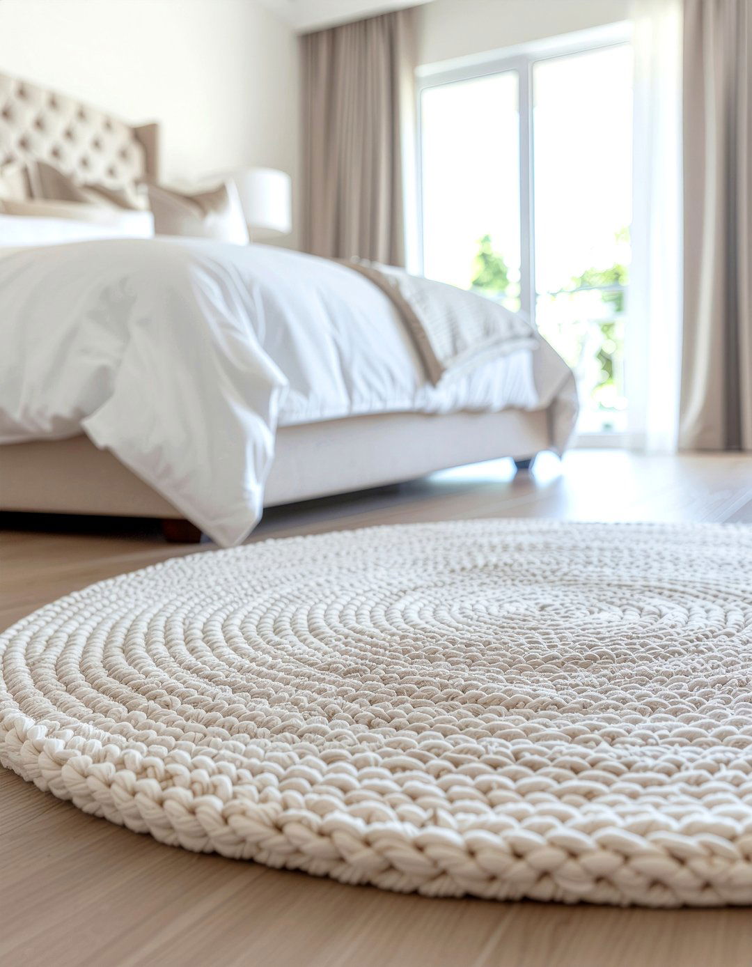 Wool Round Rug - 30 bedroom round rugs
