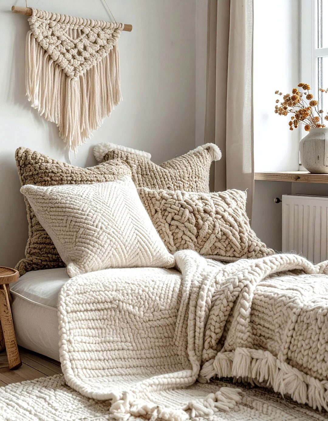 Wool Textile Home Accessory - 30 ski chalet living room ideas