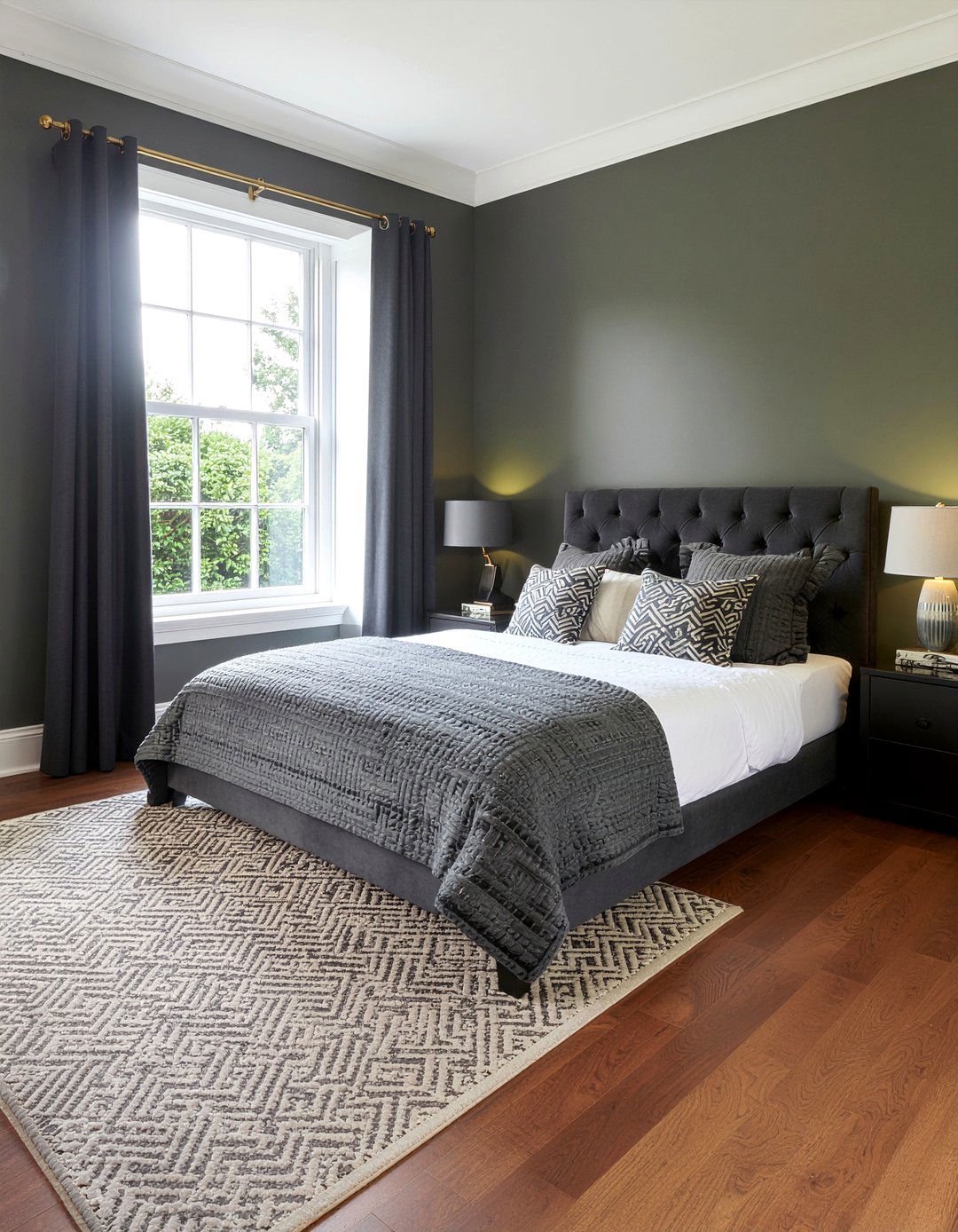 Wool Window Curtains - 30 wool bedroom ideas