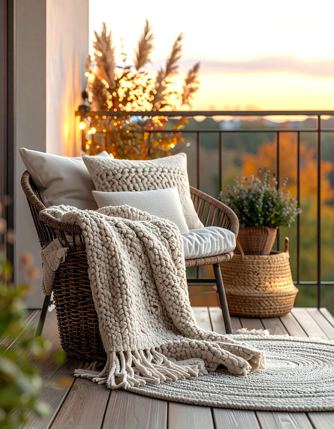 Wool decor balcony - 30 wool decor ideas
