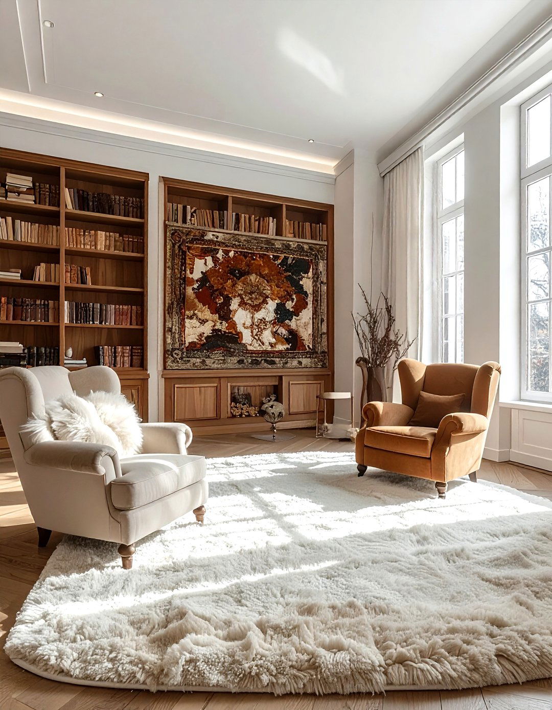 Wool decor library - 30 wool decor ideas