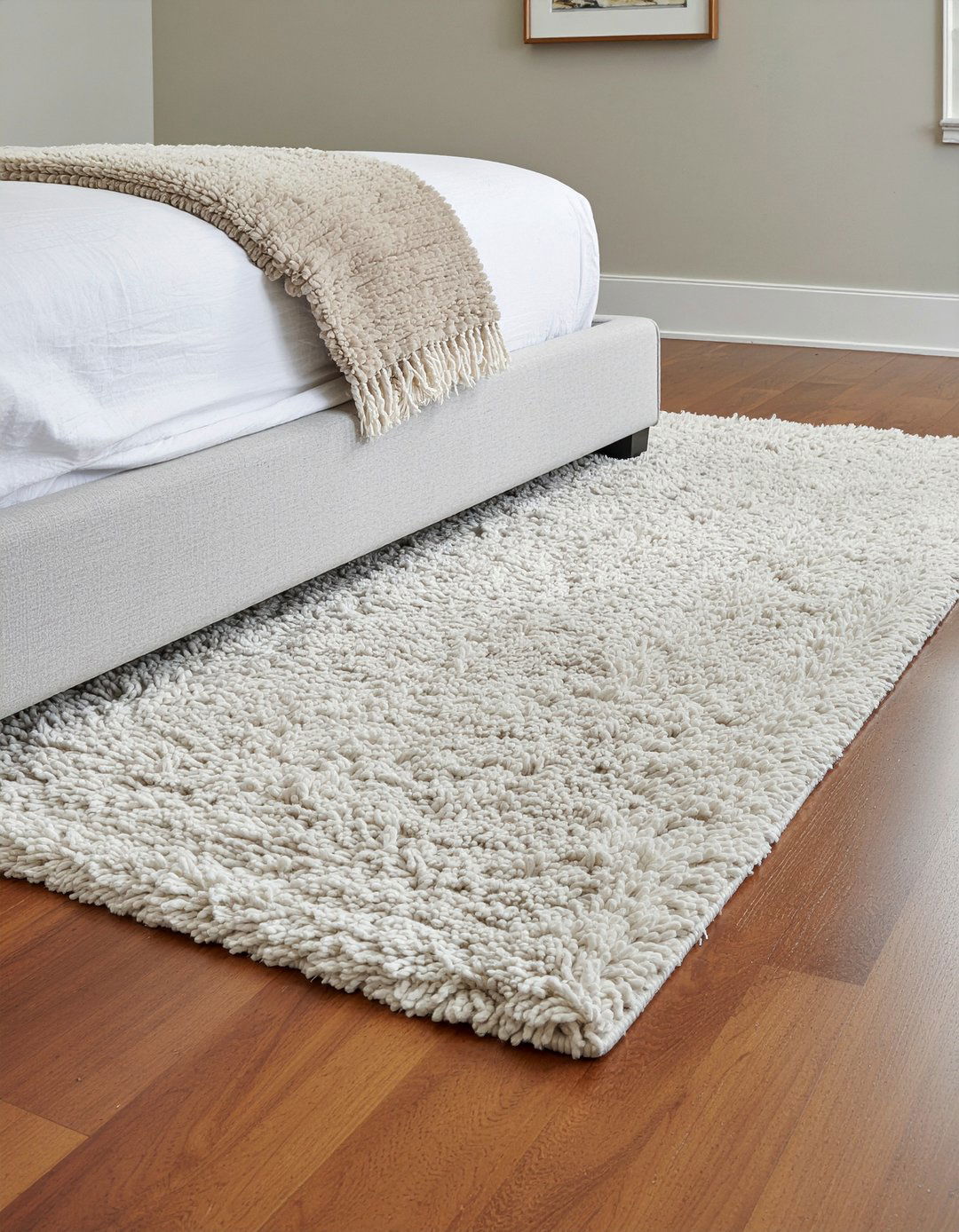 Wool rug - 30 wellness bedroom ideas
