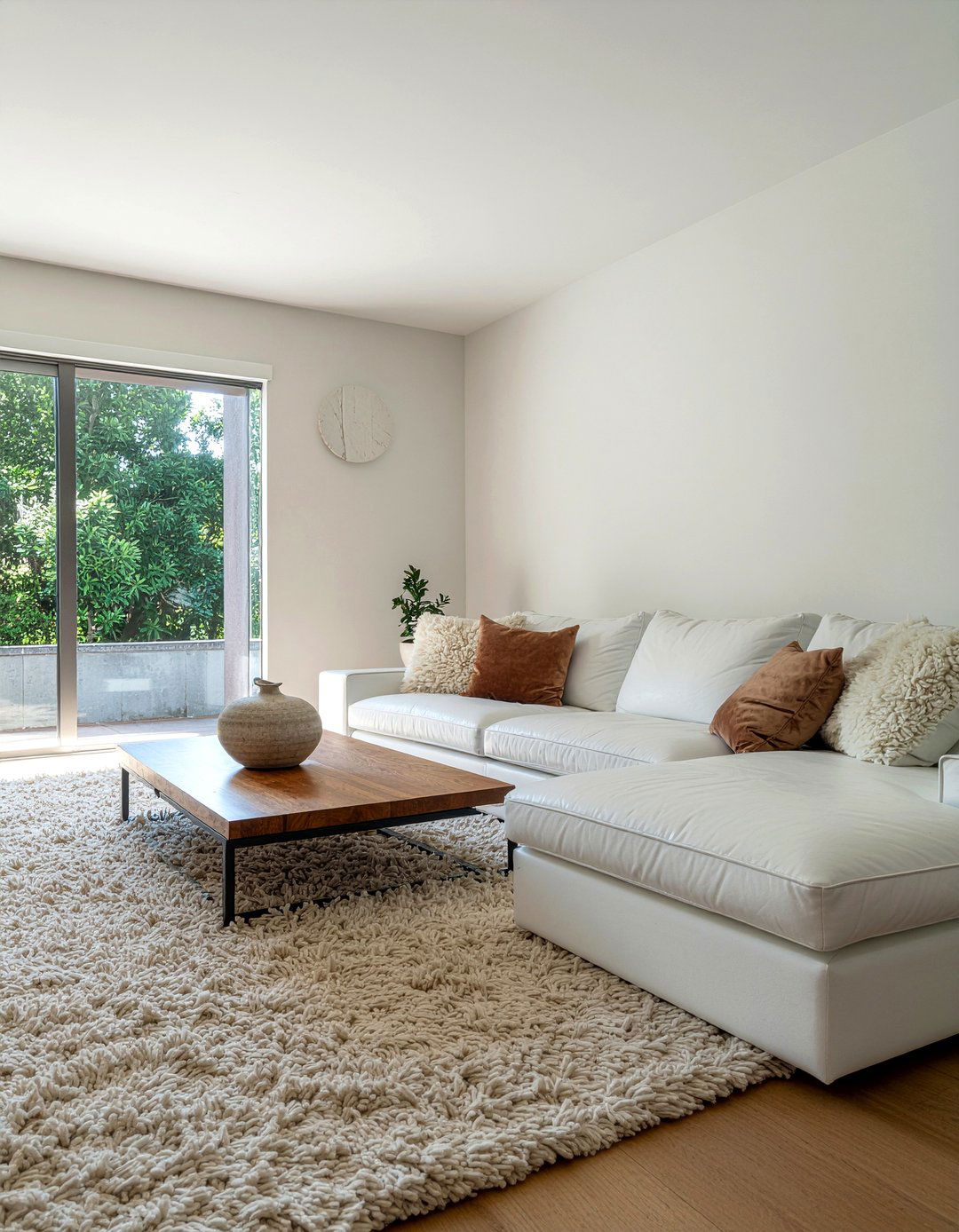 Wool shag rug - 30 living room shag rugs