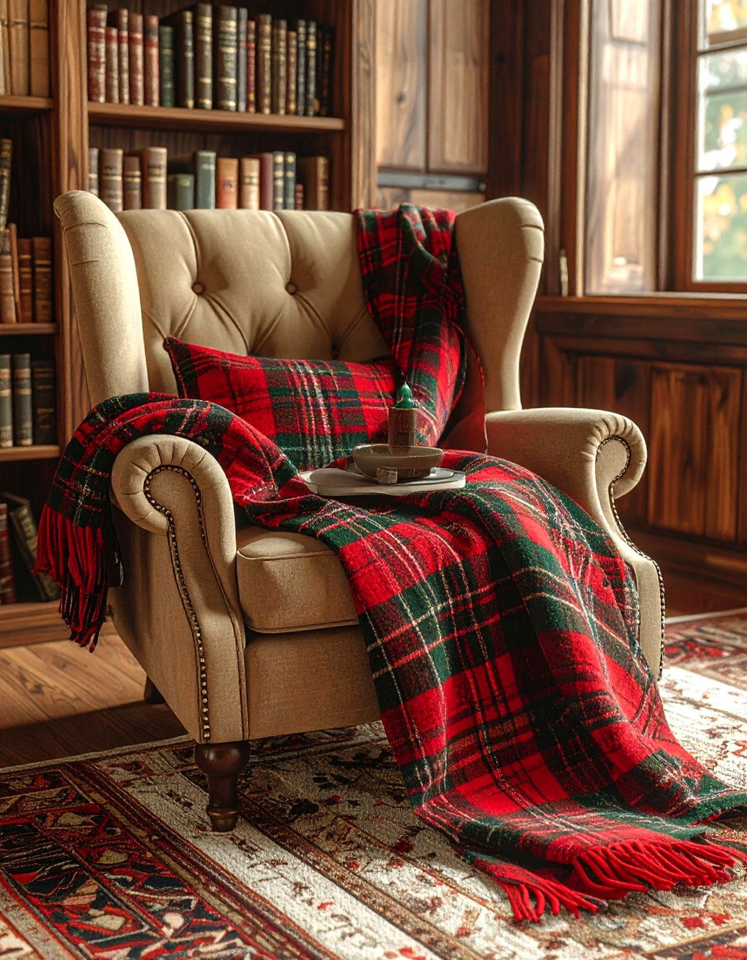 Wool tartan throw - 30 throw blanket ideas