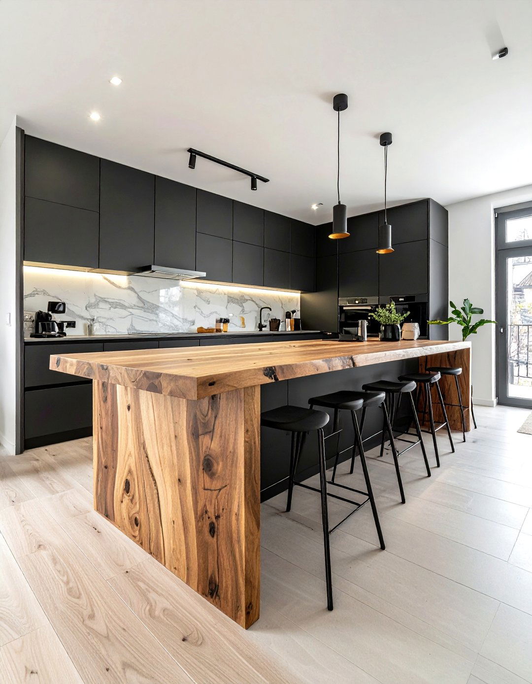 Work Table Island - 30 editor's choice kitchen ideas