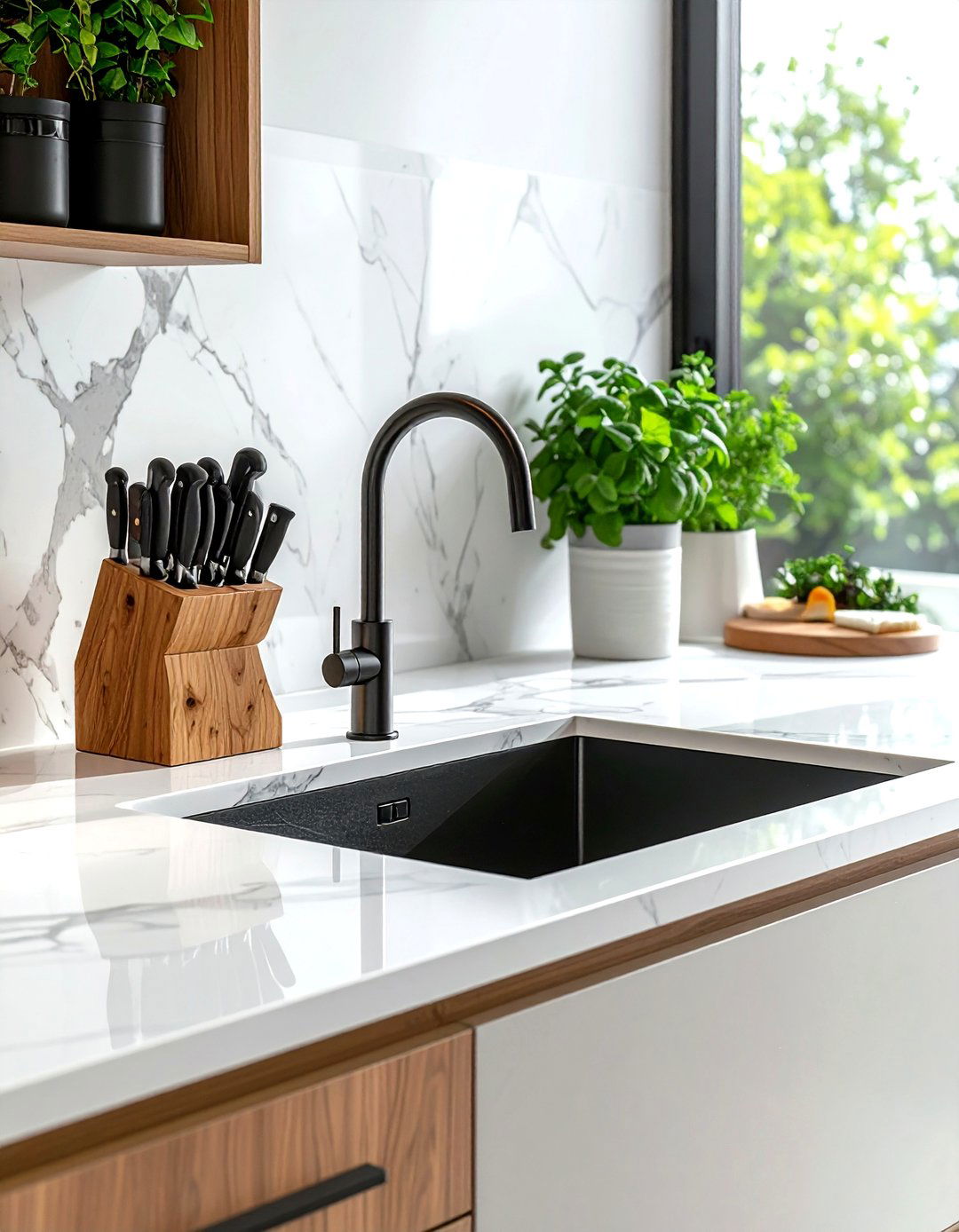 Workstation Sink With Knife Block - 30 workstation sink kitchen ideas