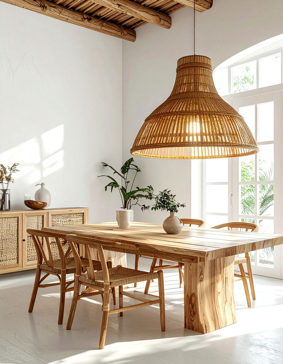 Woven Bamboo Pendant - 30 light decor ideas