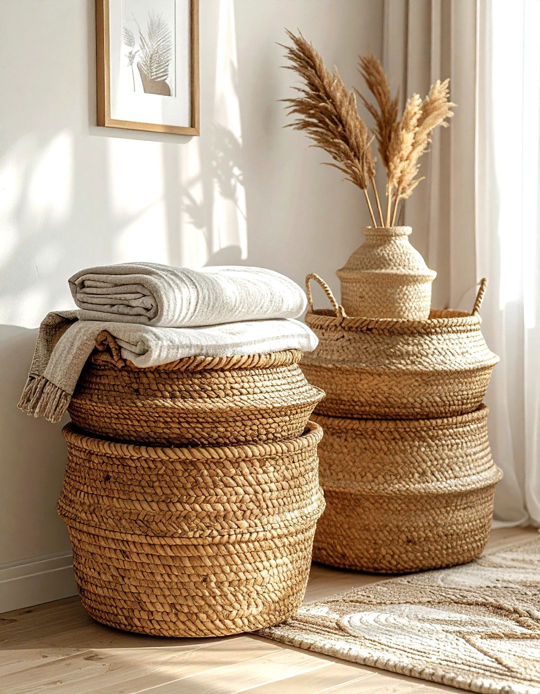 Woven Basket - 30 relaxing decor ideas