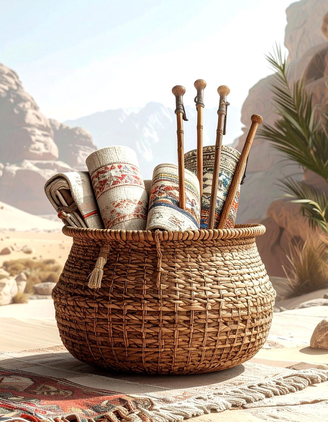 Woven Basket Storage - 30 souvenir display ideas